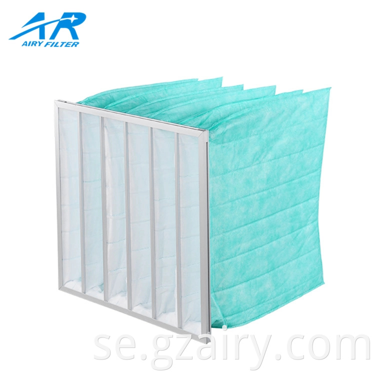 Pocketfilter / väska filter för luftkonditioneringsventilationssystem